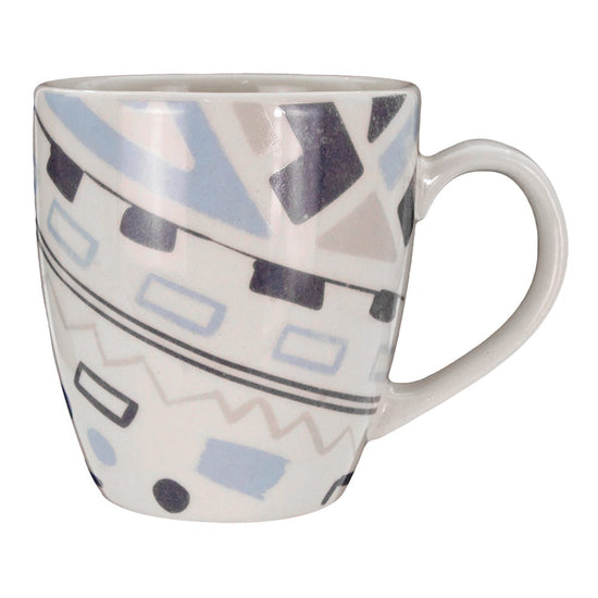 Taza mug de cerámica 260 ml Inca varios decorados PL186I516524 Corona