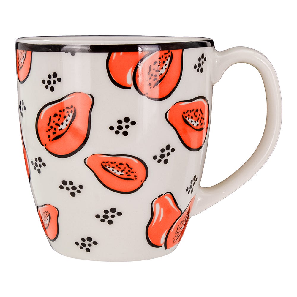 Taza mug cerámica 250 ml varios decorados PL167I516512 Corona