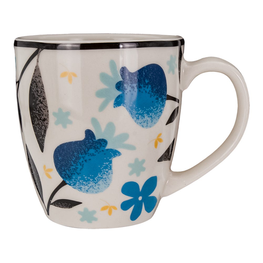 Taza mug cerámica 250 ml varios decorados PL167I516512 Corona