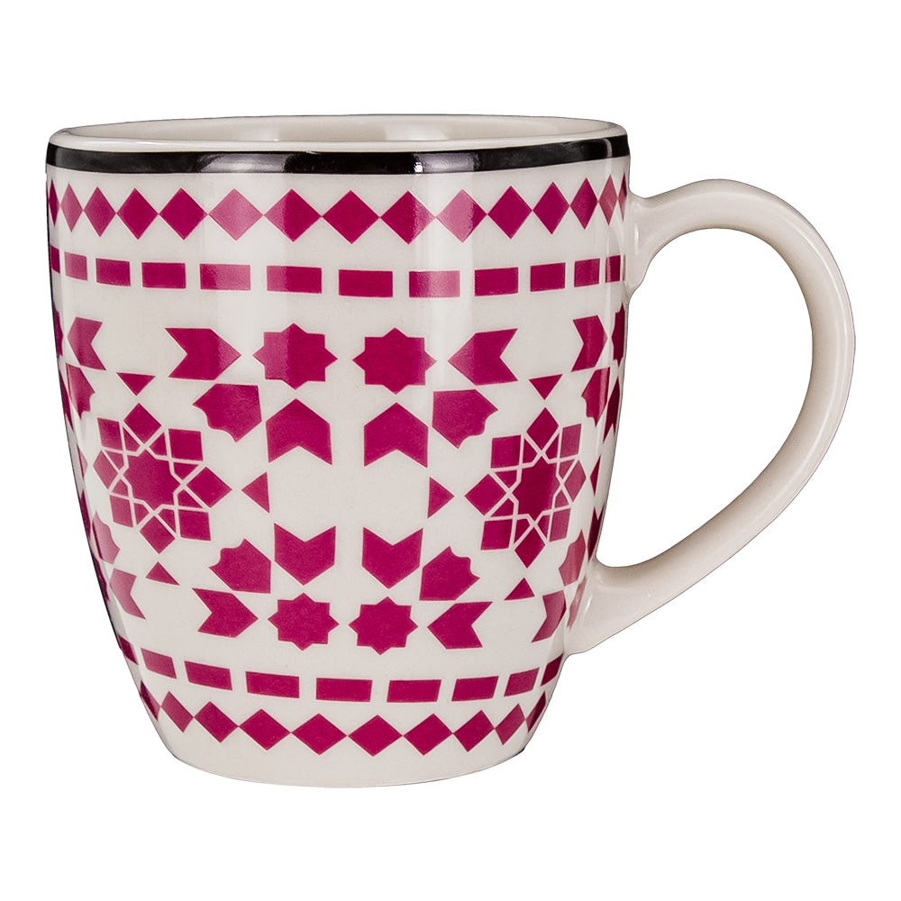 Taza mug cerámica 250 ml varios decorados PL167I516512 Corona