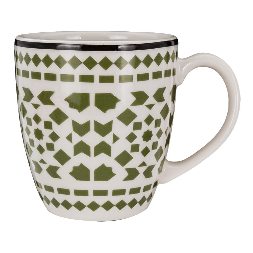 Taza mug cerámica 250 ml varios decorados PL167I516512 Corona