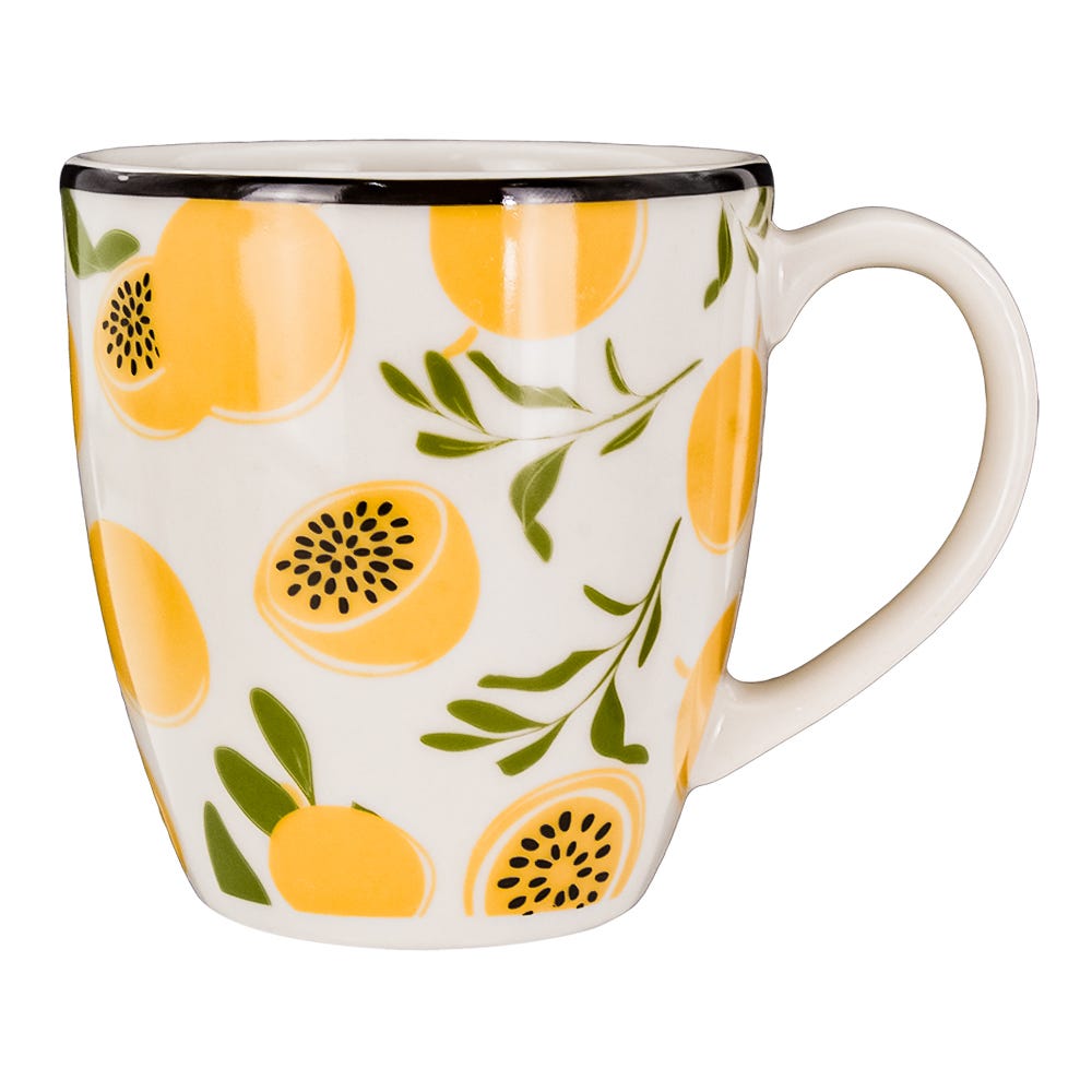 Taza mug cerámica 250 ml varios decorados PL167I516512 Corona