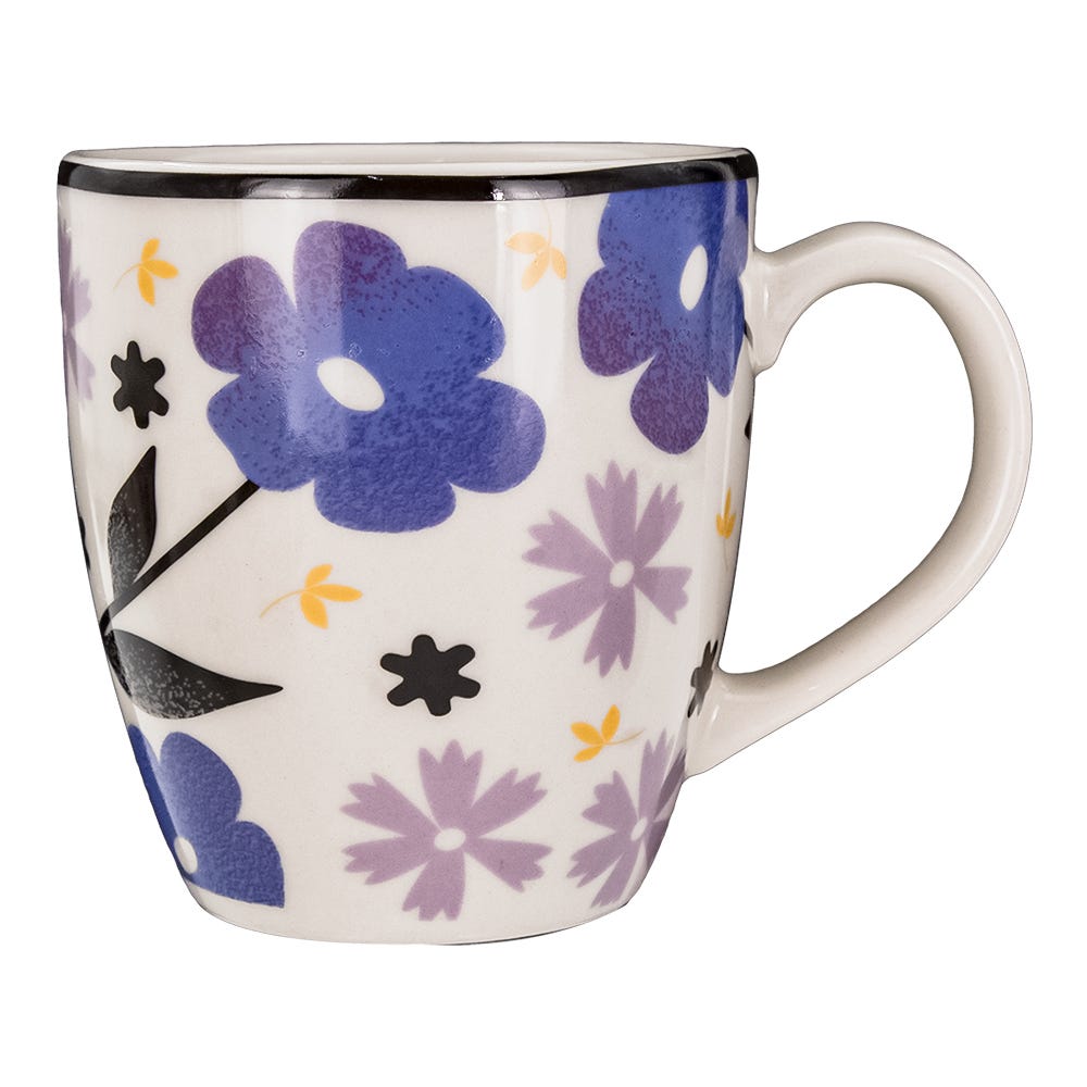 Taza mug cerámica 250 ml varios decorados PL167I516512 Corona
