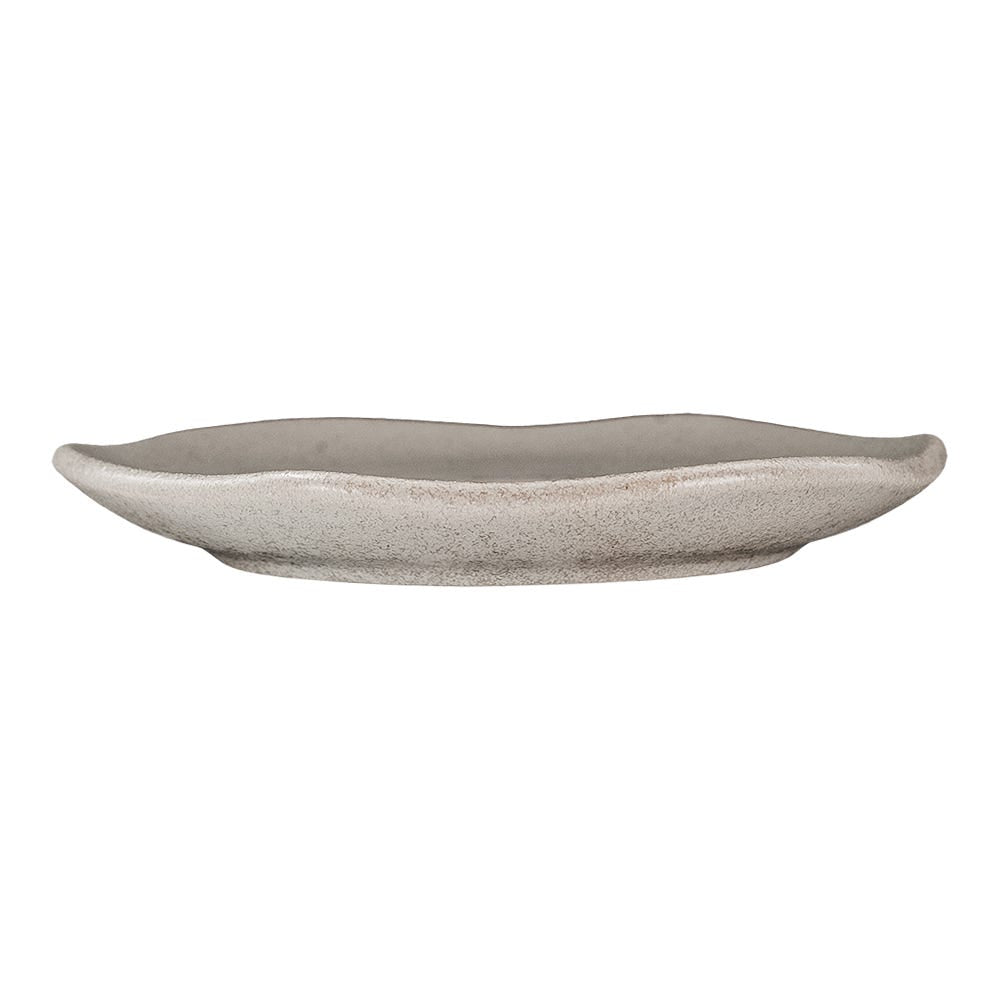 Plato de té de cerámica decorada 13 cm Meraki concreto reactivo PL1810120212 Corona