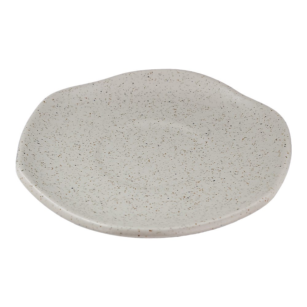 Plato de té de cerámica decorada 13 cm Meraki orion PL1810120212 Corona