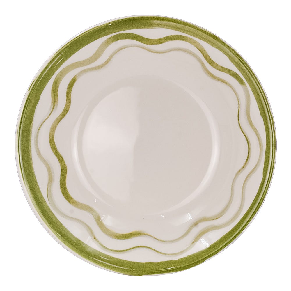 Vajilla de cerámica decorada 12 piezas Brisa VL177I040112 Corona