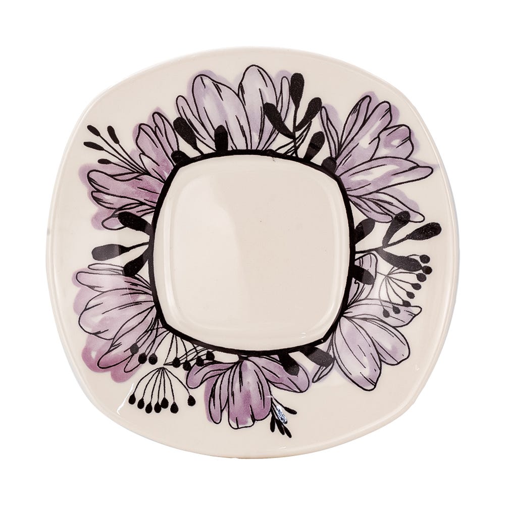 Vajilla de cerámica decorada 16 piezas Lira VL149G040116 Corona