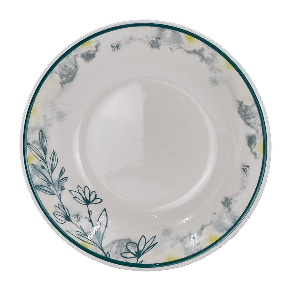 Vajilla de cerámica decorada 16 piezas Cala VL156G040116 Corona