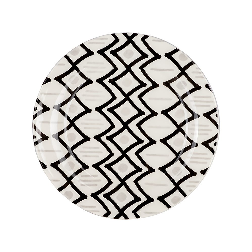 Vajilla de cerámica decorada 16 piezas Dinka VL176E040216 Corona