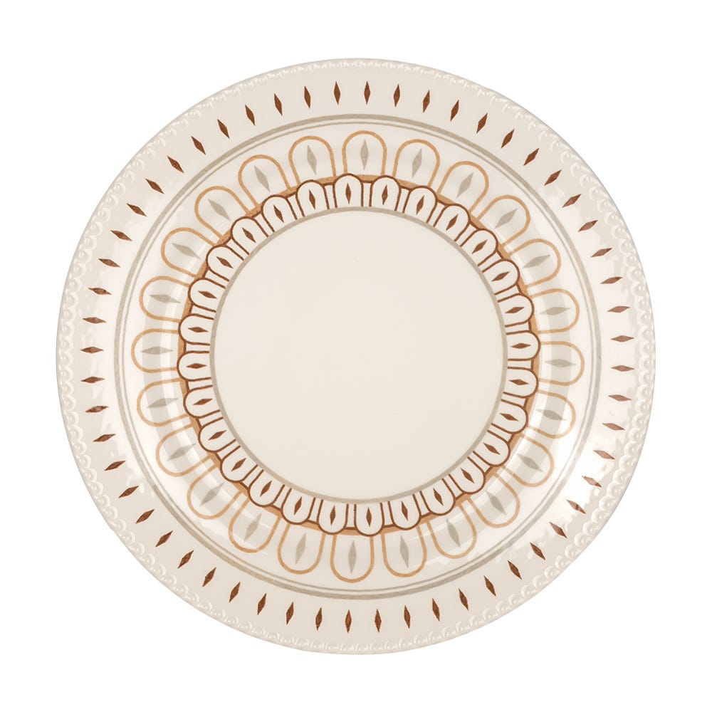 Vajilla de cerámica decorada 16 Piezas Dapne VL135J040116 Corona