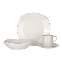 Vajilla de cerámica decorada 16 piezas Zurich VL1228040116 Corona