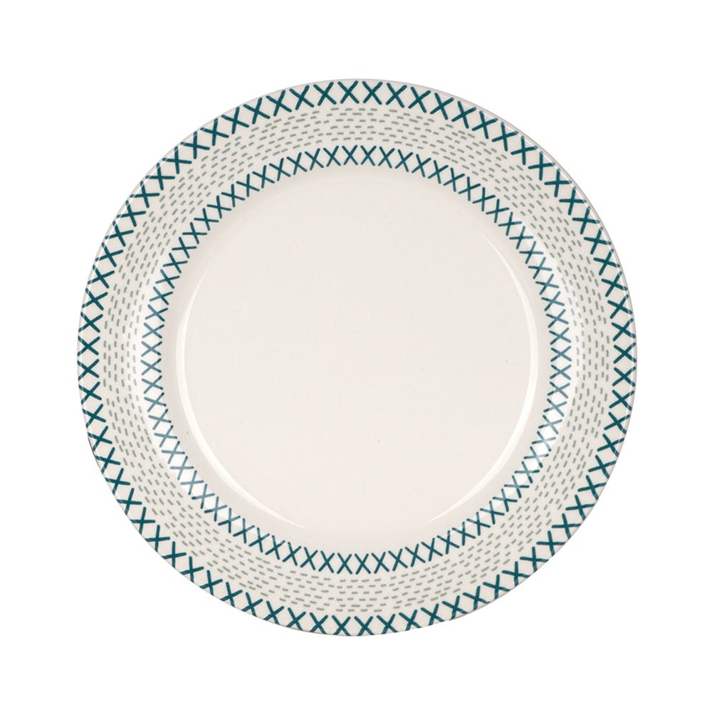 Vajilla de cerámica decorada 16 piezas Zulu VL175E040216 Corona