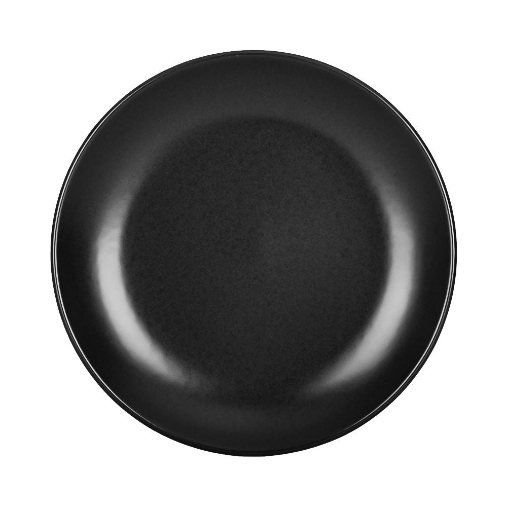 Vajilla Ebano negra de cerámica 4x16 VL1894040216 Corona