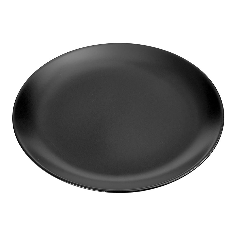 Plato pando de cerámica 25.9 cm Ebano negro PL1894582612 Corona