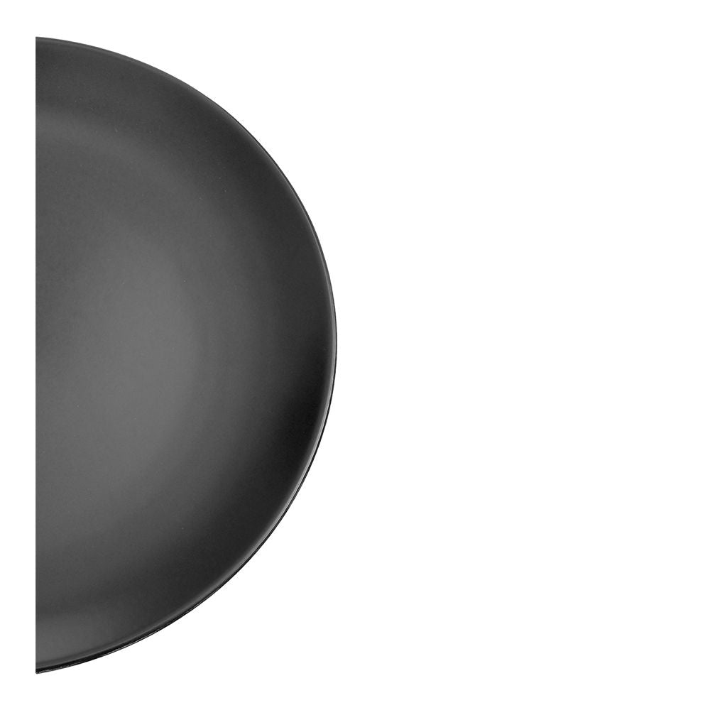 Plato pando de cerámica 25.9 cm Ebano negro PL1894582612 Corona