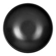 Plato hondo de cerámica 700 ml negro Ébano Corona – vista superior del plato