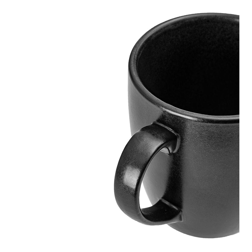 Taza mug de cerámica 379 ml Ebano Pluto negro PL1941526412 Corona