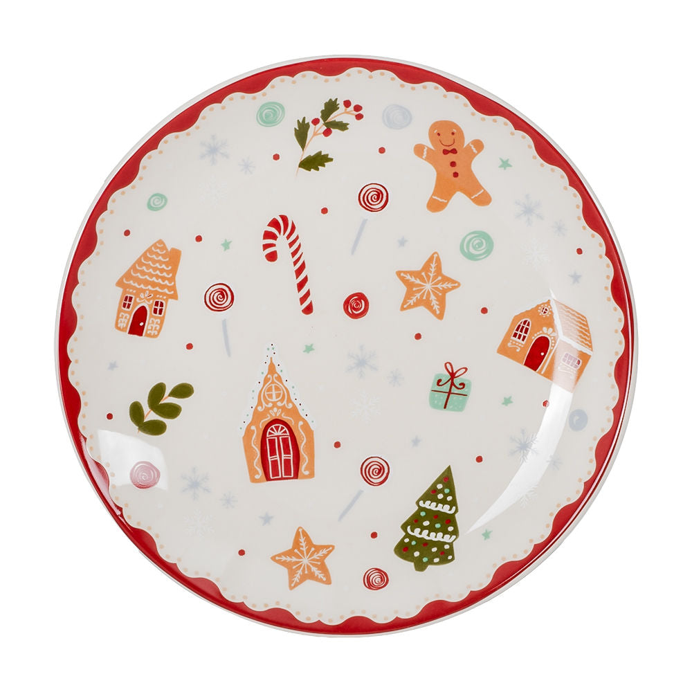 Juego de desayuno de cerámica Ginger Christmas SL150L160103 Corona