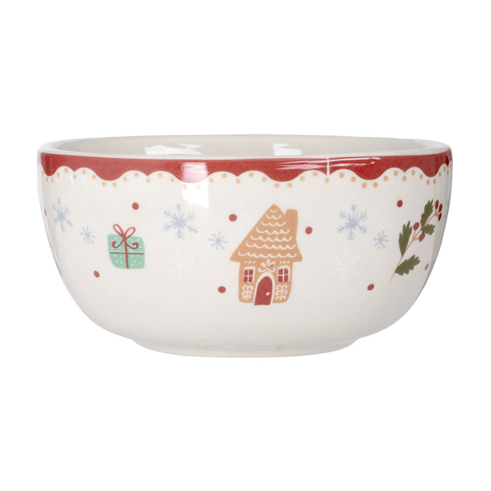 Juego de desayuno de cerámica Ginger Christmas SL150L160103 Corona