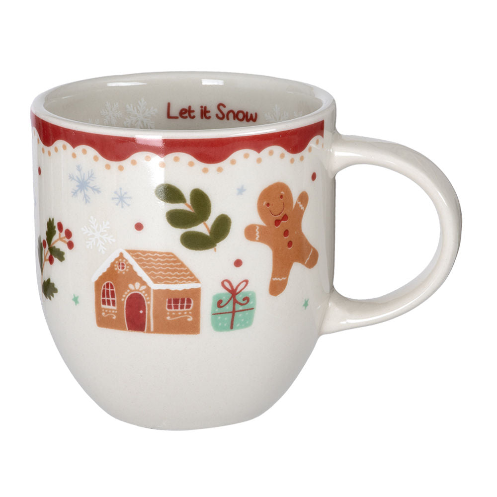 Juego de desayuno de cerámica Ginger Christmas SL150L160103 Corona