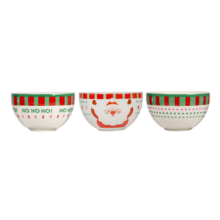 Juego de 3 tazones de cerámica 325 ml Dulce Regalo SL146L494803 Corona