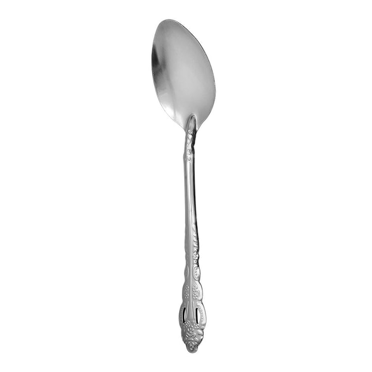 Juego de cucharas de mesa de acero inoxidable decorada 12 piezas G0820 Dekora