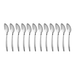 Juego de cucharas de mesa de acero inoxidable decorada 12 piezas G0822 Dekora