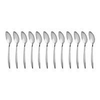 Juego de cucharas de mesa de acero inoxidable decorada 12 piezas G0822 Dekora