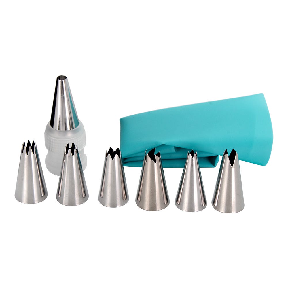 Juego de repostería acero inoxidable con manga U2190 Dekora