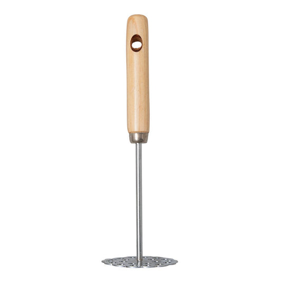 Machacador de acero inoxidable con mango de madera VAL203 Valery