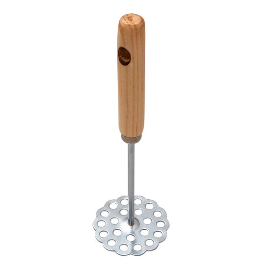 Machacador de acero inoxidable con mango de madera VAL203 Valery – vista 4