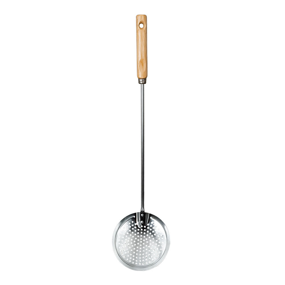 Espumadera con mango de madera largo VAL116 Valery