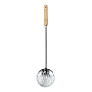 Espumadera con mango de madera largo VAL116 Valery