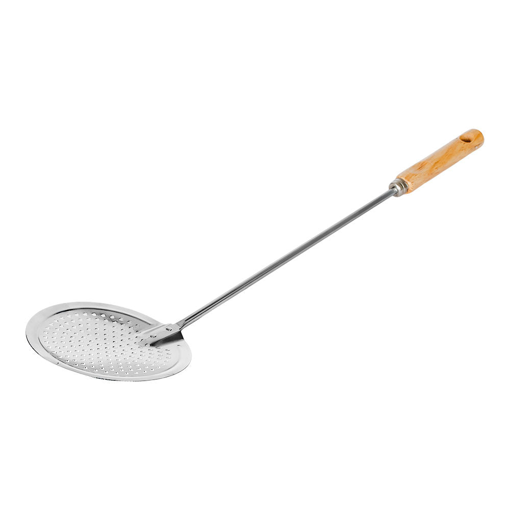 Espumadera con mango de madera largo VAL116 Valery