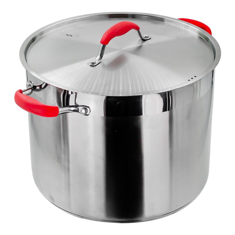 Olla con vaporera de acero inoxidable14 litros BCP16L Bogner