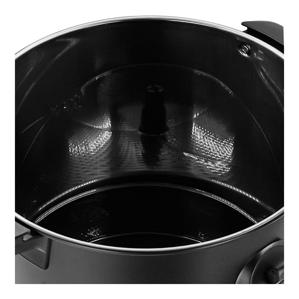 Cafetera percoladora de acero inoxidable 60 tazas negro BCM10L Bogner