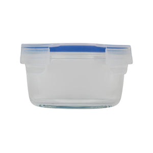 Recipiente hermético circular vidrio 370 ml