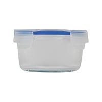 Recipiente hermético circular vidrio 370 ml