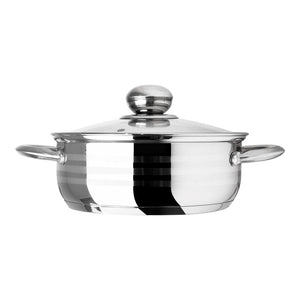 Olla baja de acero inoxidable acabado espejo Qualité