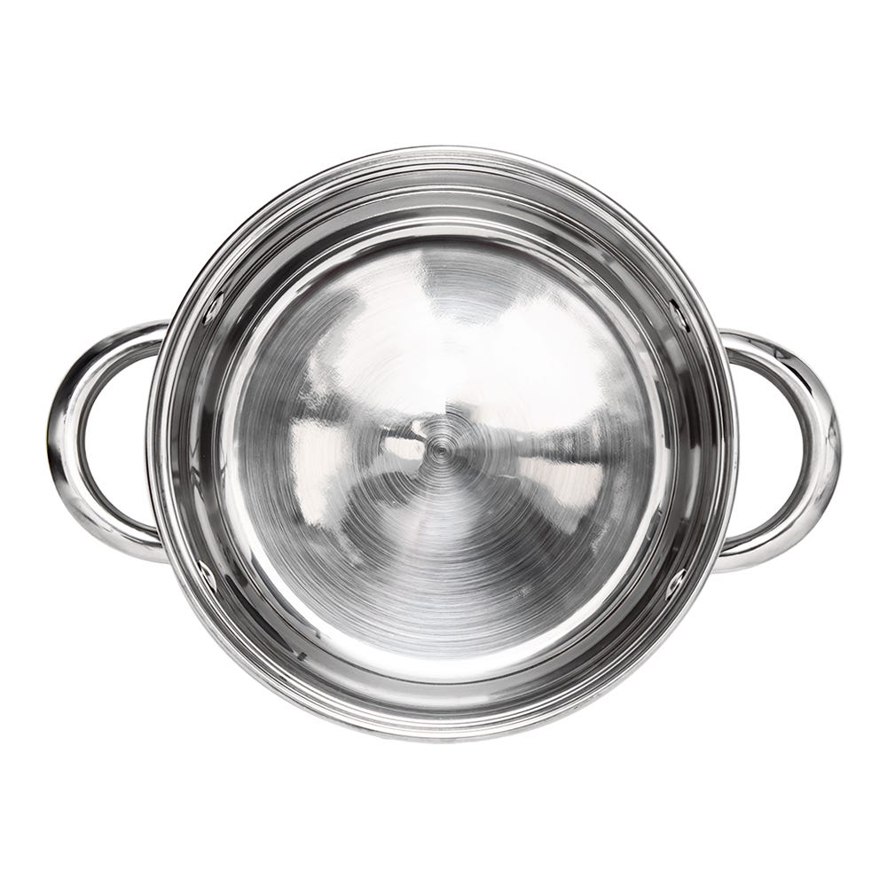 Olla baja de acero inoxidable acabado espejo Qualité