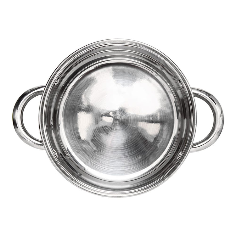 Olla baja de acero inoxidable acabado espejo Qualité