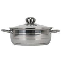Olla baja de acero inoxidable 4.350 L Qualité