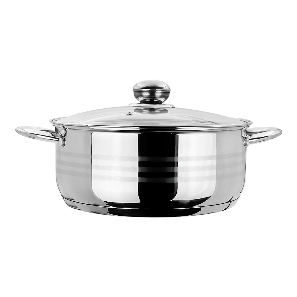 Olla baja de acero inoxidable acabado espejo 4.5 L Qualité