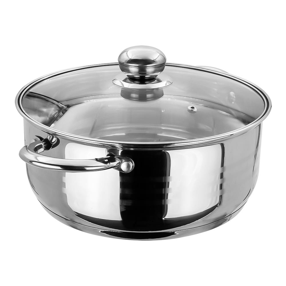 Olla baja de acero inoxidable acabado espejo 4.5 L Qualité
