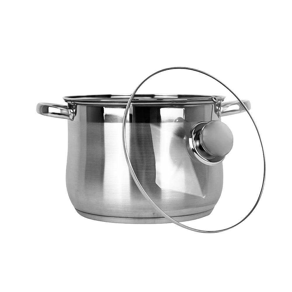 Olla alta de acero inoxidable acabado espejo 5.5 L Qualité