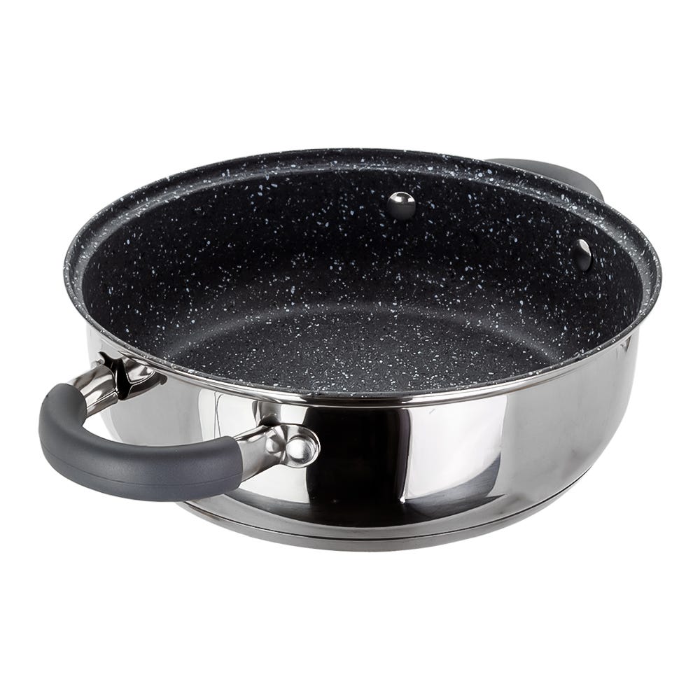 Cacerola de acero inoxidable con antiadherente 2.2 litros ATS-125 Qualité