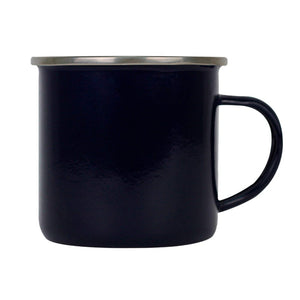 Pocillo peltre con arillo de acero inoxidable 8 cm