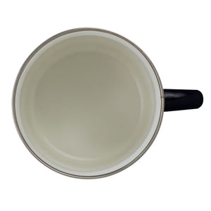 Pocillo peltre con arillo de acero inoxidable 8 cm