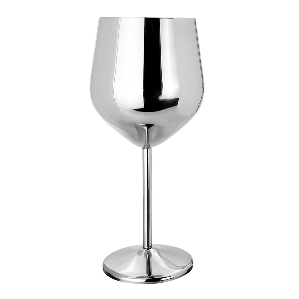 Copa de vino de acero inoxidable acabado espejo Qualité