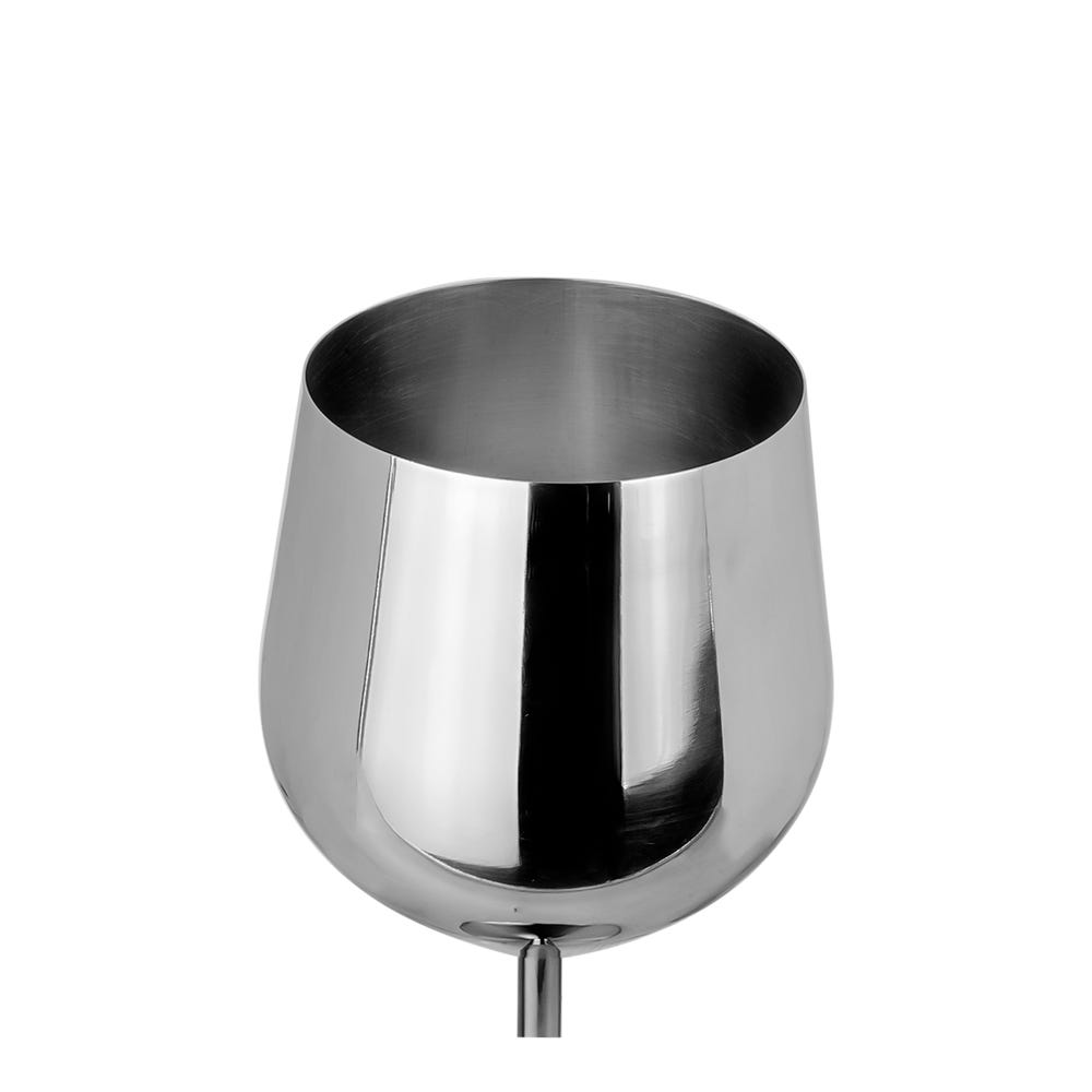 Copa de vino de acero inoxidable acabado espejo Qualité